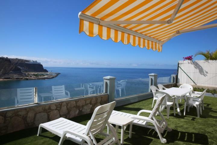 Duplex Playa Del Cura Beautiful Ocean View Apartment Mogán Exterior photo